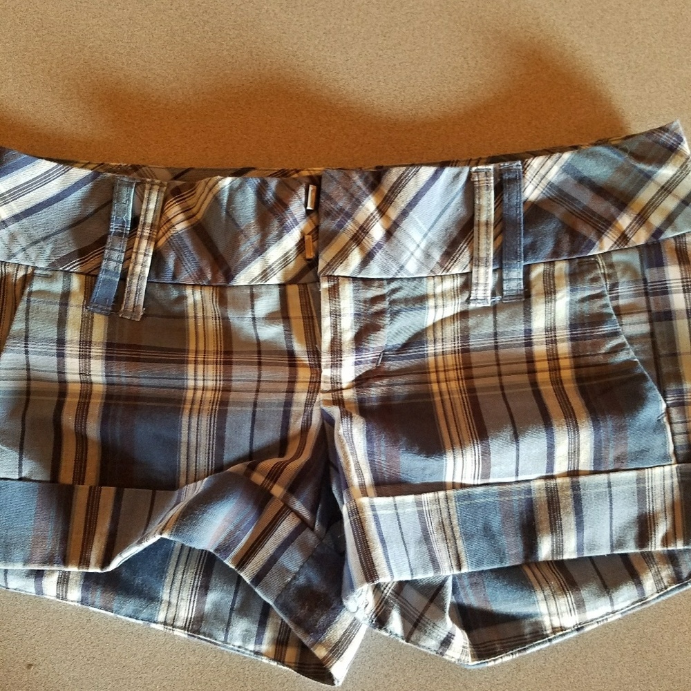 Plaid shorts